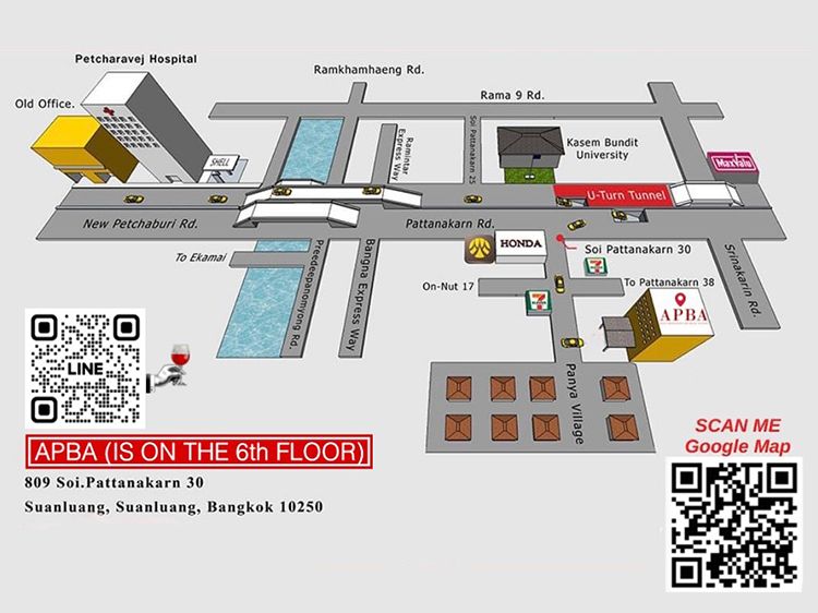 Map APBA Thailand